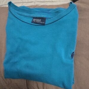 Euc RL Polo 2xl Teal ss tee with small dark blue pony insignia